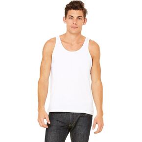 By Bella + Canvas Bella + Canvas Unisex Jersey Tank - White - M - (Style # 3480 - Original Label) in Saudi Arabia