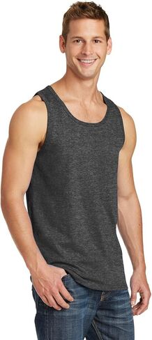 Port & Company PC54TT 100% Cotton Tank Top - Dark Heather Grey - 3XL in Saudi Arabia