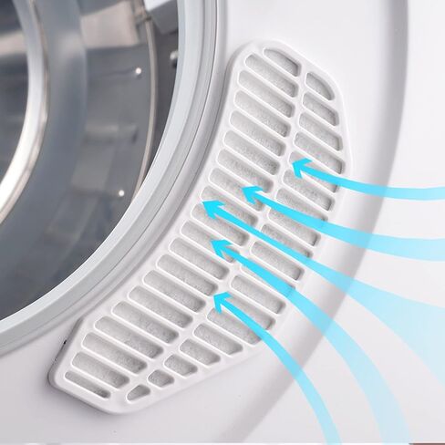 ZWJABYY Electric Dryer,Drum Dryer Machine,Portable Clothes Dryer,with Stainless Steel Tub,LCD Screen & Exhaust Pipe for Apartment,Home, Dorm-110V/1500W,White in Saudi Arabia