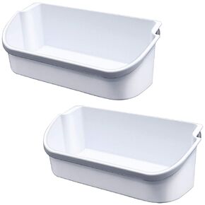 240356401 Durable refrigerator Door Shelf Replacement, Length 15.38", Compatible frigidaire and electrolux Side Bin, Top 2 shelves on refrigerator side, Replacement 240356402,240356406, 240356409 in Kuwait