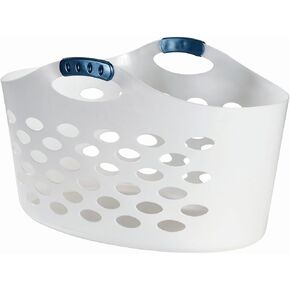 Rubbermaid 260100WHT 1.5 Bushel Flex Basket, White (6 pack) in Kuwait