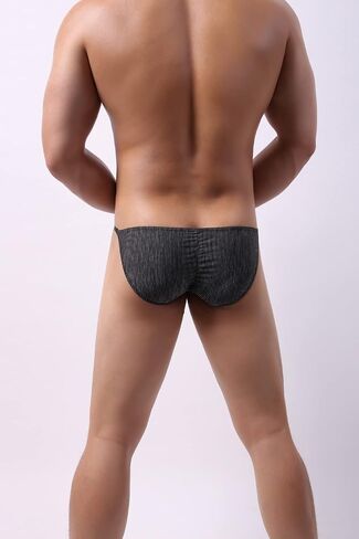 Men's Low Rise Bulge Pouch String Bikini Briefs Underwear in Saudi Arabia