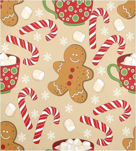 Ollabaky Dishwasher Magnet Cover Cute Christmas Gingerbread Magnetic Sticker Dishwasher Door Cover Decal Refrigerator Magnet Sticker for Home Kitchen Cabinet Appliances 23"x26" in Saudi Arabia