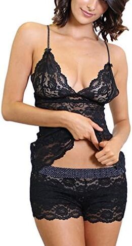 Original Lace Boxer Brief Underwear for Women | FOXERS Sexy Sheer Lace Boy Shorts | XS-XXL in Kuwait
