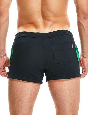 SEOBEAN Mens Low Rise Boxer Lounge Sport Cotton Shorts 220501 in Saudi Arabia