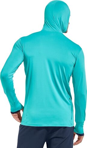 Coolibar UPF 50+ Men's Agility Performance Hoodie - Sun Protective in Kuwait