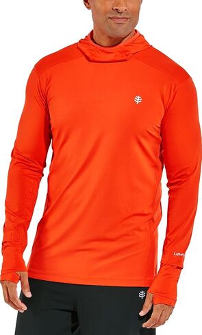 Coolibar UPF 50+ Men's Agility Performance Hoodie - Sun Protective in Kuwait