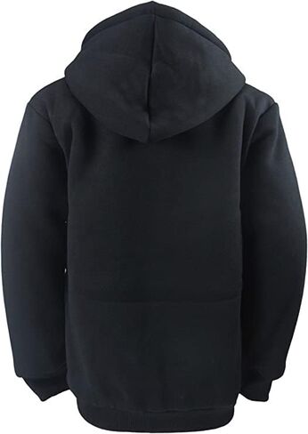 SECOOD Hoodies for Men Zip Up Sweashirts Thick Coats Fleece Sherpa Lined Winter Heavyweight Hooded Jacket in Saudi Arabia