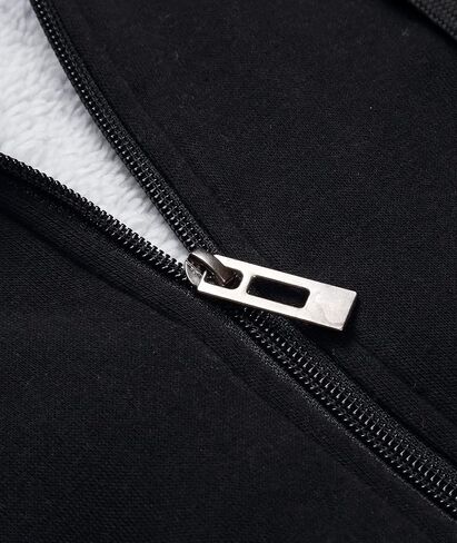 SECOOD Hoodies for Men Zip Up Sweashirts Thick Coats Fleece Sherpa Lined Winter Heavyweight Hooded Jacket in Saudi Arabia