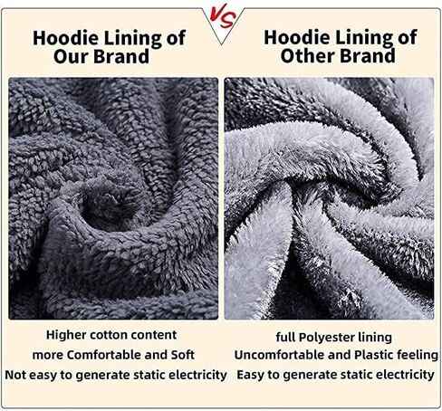 SECOOD Hoodies for Men Zip Up Sweashirts Thick Coats Fleece Sherpa Lined Winter Heavyweight Hooded Jacket in Saudi Arabia