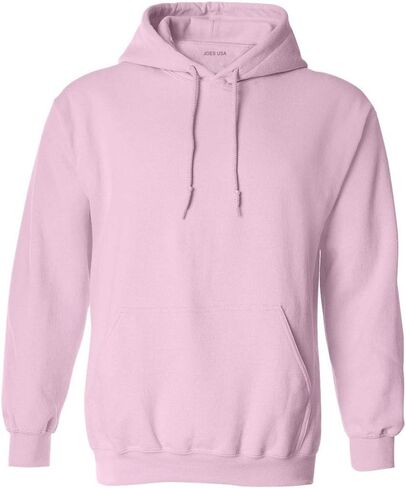 Joe's USA Men’s Fleece Pullover Hoodie – Casual Hooded Sweatshirt, 75 Colors, Sizes S-6XL & Tall LT-4XLT in Kuwait