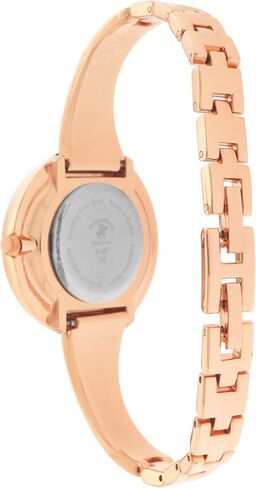 Beverly Hills Polo Club Women's Quartz Stainless Gold and Black 4 Piece Watch Cross and Earring Set - One Watch - One Necklace with a Cross - Two Matching Earrings in Saudi Arabia