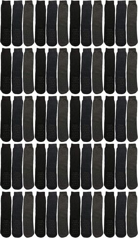 Yacht & Smith Wholesale Bulk 60 Pairs Winter Thermal Hospital Socks, Gripper Non-Slip Bottom in Saudi Arabia