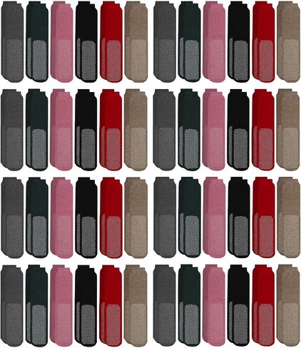 Yacht & Smith Wholesale Bulk 60 Pairs Winter Thermal Hospital Socks, Gripper Non-Slip Bottom in Saudi Arabia