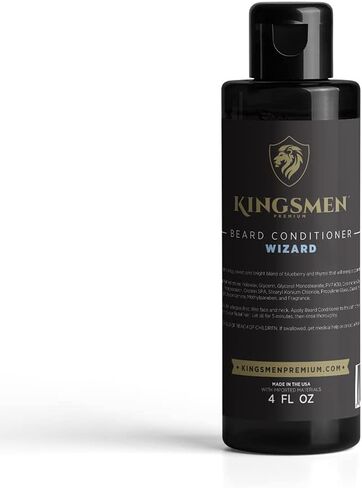 بلسم اللحية - Kingsmen Premium - بلسم اللحية غير المعطر والخالي من العطور - مرطب ومكيف اللحى والشوارب - بلسم اللحية للرجال لنمو اللحية in Saudi Arabia