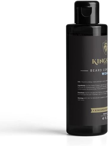 بلسم اللحية - Kingsmen Premium - بلسم اللحية غير المعطر والخالي من العطور - مرطب ومكيف اللحى والشوارب - بلسم اللحية للرجال لنمو اللحية in Saudi Arabia