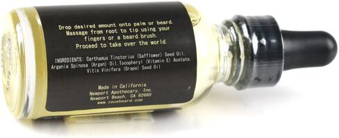 ZEUS Natural Beard Oil, Premium Conditioning Beard Oil to Soften Beard & Mustache – MADE IN USA (Sandalwood) 1 oz. in Saudi Arabia