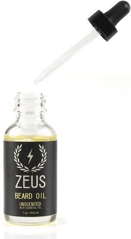 ZEUS Natural Beard Oil, Premium Conditioning Beard Oil to Soften Beard & Mustache – MADE IN USA (Sandalwood) 1 oz. in Saudi Arabia