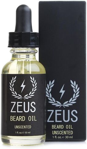 ZEUS Natural Beard Oil, Premium Conditioning Beard Oil to Soften Beard & Mustache – MADE IN USA (Sandalwood) 1 oz. in Saudi Arabia