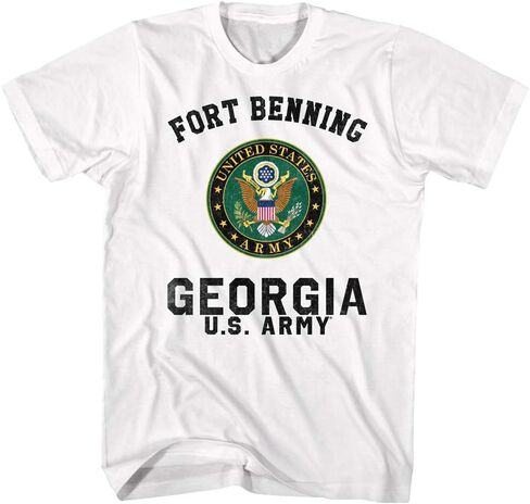 United States Army Fort Benning Georgia U.S. Army Adult Short Sleeve T-Shirt Graphic Tee in Saudi Arabia