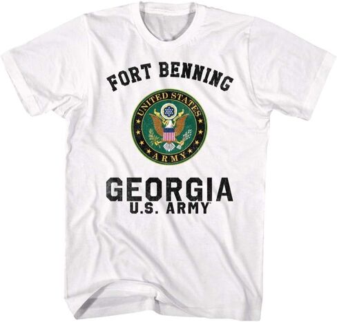 United States Army Fort Benning Georgia U.S. Army Adult Short Sleeve T-Shirt Graphic Tee in Saudi Arabia