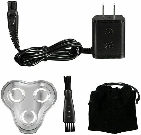 JINYI Electric Shaver Razor for Men,Waterproof Cordless Rechargeable Electric Shaver with Pop-up Trimmer, Wet & Dry Rotary Razor in Kuwait