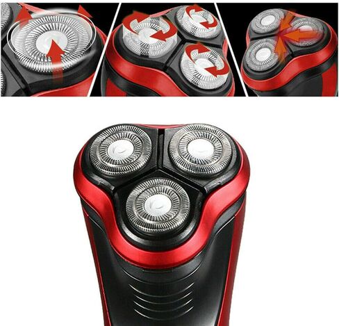 JINYI Electric Shaver Razor for Men,Waterproof Cordless Rechargeable Electric Shaver with Pop-up Trimmer, Wet & Dry Rotary Razor in Kuwait