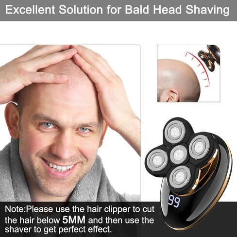 Wet Dry Electric Shavers Replacement Blade Head for Men Bald Head Shaving in Kuwait
