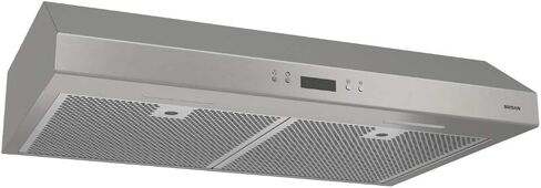 Broan-NuTone BCDJ136SS Glacier 36-inch Under-Cabinet 4-Way Convertible Range Hood with 3-Speed Exhaust Fan and Light, Stainless Steel in Saudi Arabia