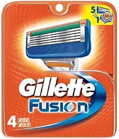 Gillette Fusion Blades 4 Cartridges in Saudi Arabia