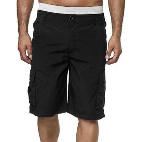 Mens Athletic Shorts Men's Sports Pocket Workwear Casual Loose Shorts Jogging Workout in Saudi Arabia