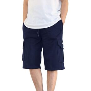 AIRNINE Men's Fleece Cargo Shorts Heavyweight M-5XL [DFP-1] in Kuwait