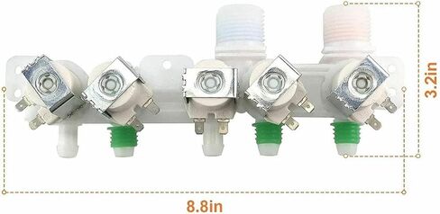 Water Inlet Valve Assembly Compatible with LG WT1101CW, WT4870CW, WT7200CW Washer's in Saudi Arabia