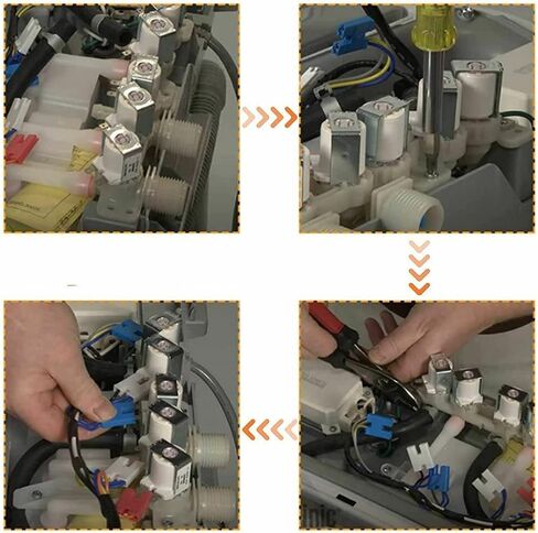 Water Inlet Valve Assembly Compatible with LG WT1101CW, WT4870CW, WT7200CW Washer's in Saudi Arabia