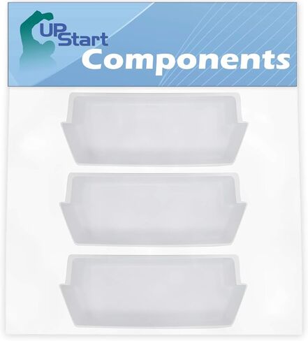 3-Pack 2187172 Refrigerator Door Bin Replacement for Whirlpool ED2KVEXVB01 Refrigerator - Compatible with WP2187172 Deep Shelf - UpStart Components Brand in Saudi Arabia