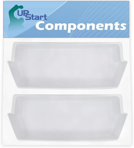 2-Pack 2187172 Refrigerator Door Bin Replacement for Whirlpool ED5VHEXVB03 Refrigerator - Compatible with WP2187172 Deep Shelf - UpStart Components Brand in Kuwait