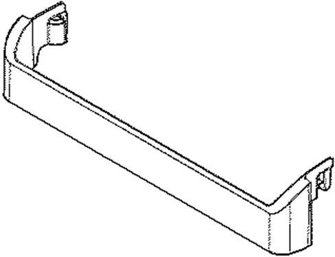 5304498909 Refrigerator Freezer Door Bin Genuine Original Equipment Manufacturer (OEM) Part Clear in Saudi Arabia