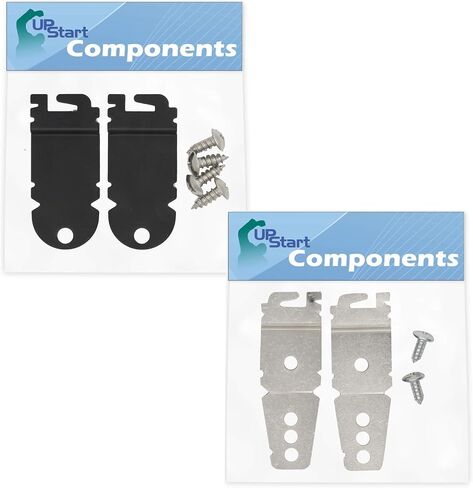 8212560 & 8269145 Mounting Bracket Replacement Kit With Screw Replacement for Whirlpool WDT780SAEM1 Dishwasher - Compatible with WP8269145 & 8212560 Undercounter Dishwasher Mounting Bracket in Saudi Arabia
