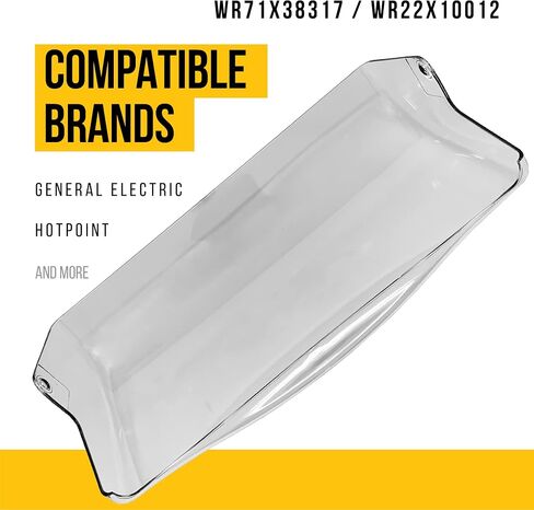 استبدال باب الألبان WR22X10012 WR71X38317 - ثلاجة Hotpoint GE المتوافقة - يستبدل AP3186543 AH295579 PS295579 AP7175676 - مثبت على الباب الداخلي - مصنوع من البلاستيك الشفاف المتين in Saudi Arabia