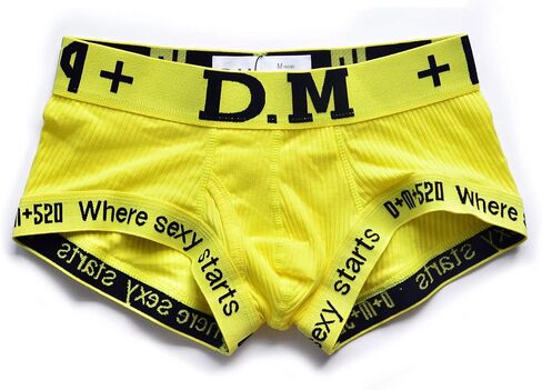 D.M Men's Underwear Trunks Briefs Cotton Fashion Low Rise Comfortable Underpants in Kuwait