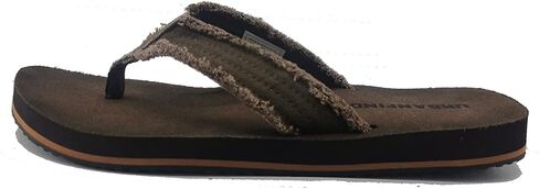 URBANFIND Men's Flip Flops Canvas Thong Sandals Flat Slide On TPR Non Slip Slippers in Saudi Arabia