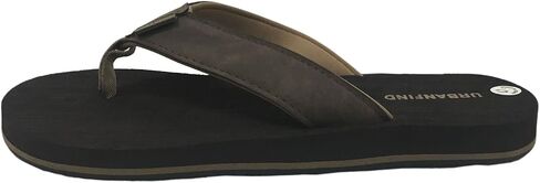 URBANFIND Men's Flip Flops Canvas Thong Sandals Flat Slide On TPR Non Slip Slippers in Saudi Arabia