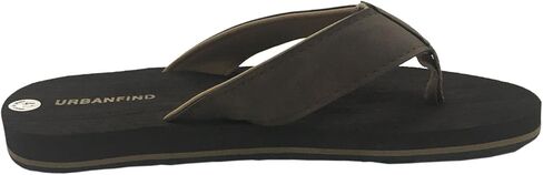 URBANFIND Men's Flip Flops Canvas Thong Sandals Flat Slide On TPR Non Slip Slippers in Saudi Arabia