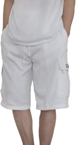 AIRNINE Men's Fleece Cargo Sweatpants SweatShorts Heavyweight S-6XL in Kuwait