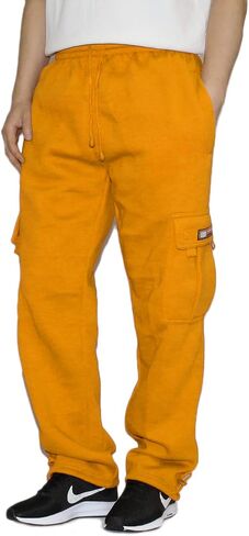 AIRNINE Men's Fleece Cargo Sweatpants SweatShorts Heavyweight S-6XL in Kuwait