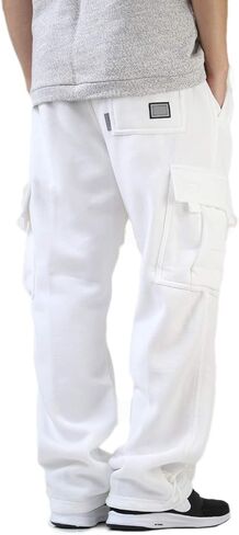 AIRNINE Men's Fleece Cargo Sweatpants SweatShorts Heavyweight S-6XL in Kuwait