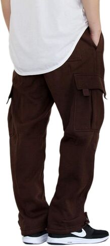 AIRNINE Men's Fleece Cargo Sweatpants SweatShorts Heavyweight S-6XL in Kuwait