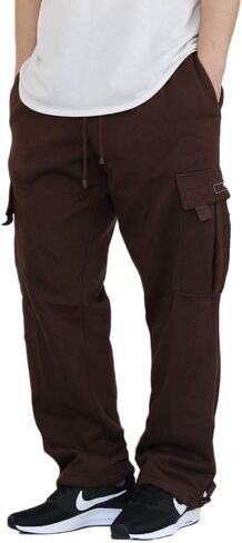AIRNINE Men's Fleece Cargo Sweatpants SweatShorts Heavyweight S-6XL in Kuwait