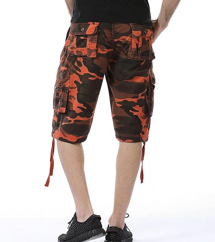 DONGD Mens Cargo Shorts Cotton Relaxed Fit Camouflage Camo Cargo Short in Saudi Arabia