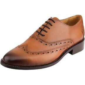Lethato Captoe Oxford Goodyear Welted Formal Handmade Leather Dress Shoes